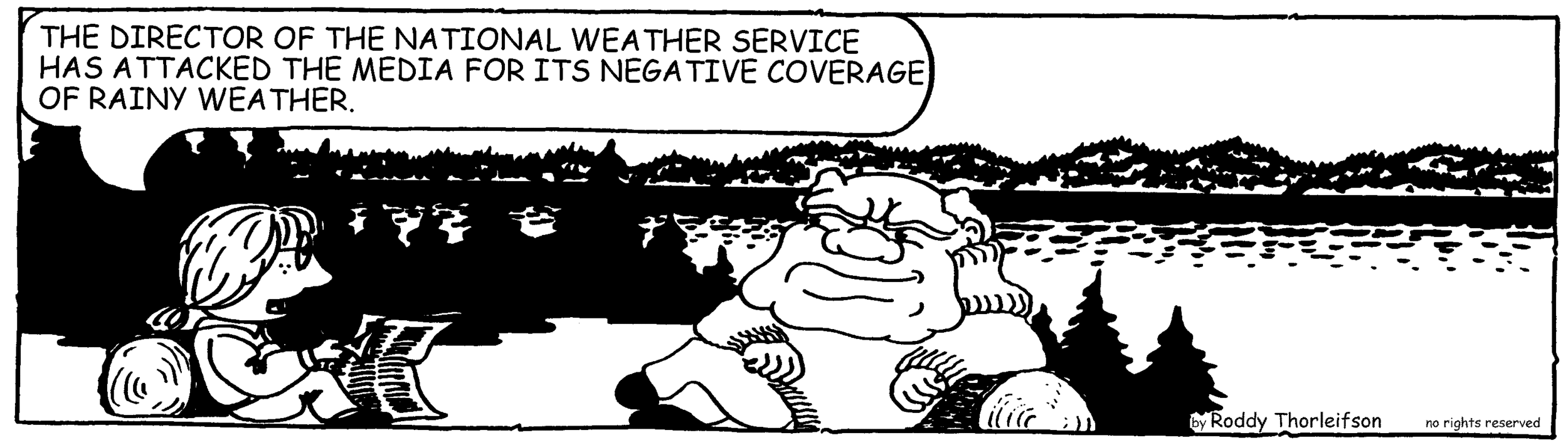 free cartoon the media news journalism weather