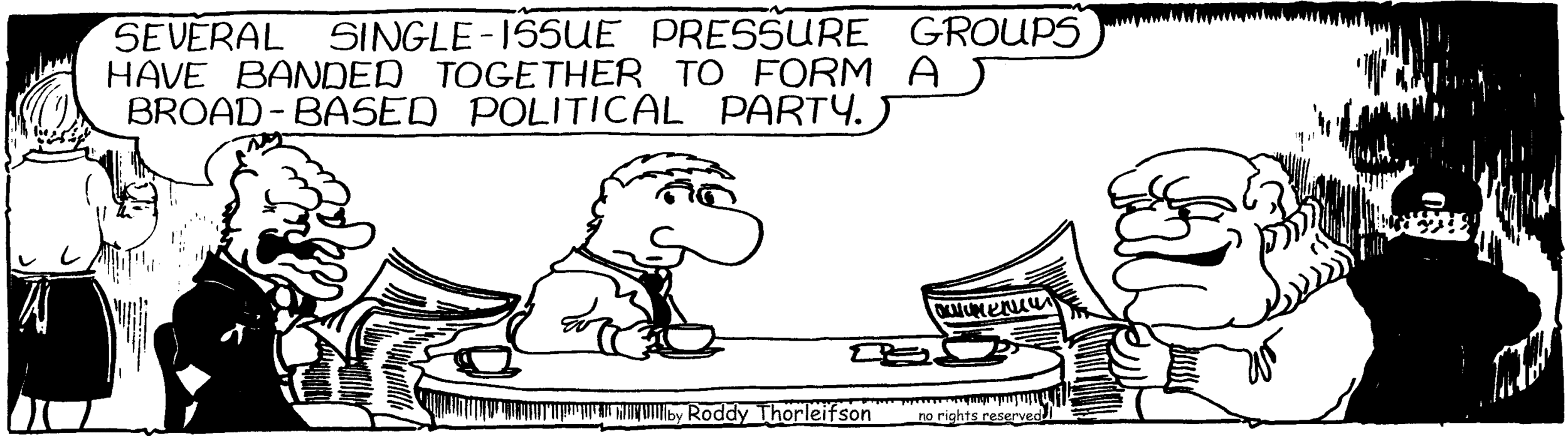 free cartoon politics politicians political single-issue pressure groups and political parties