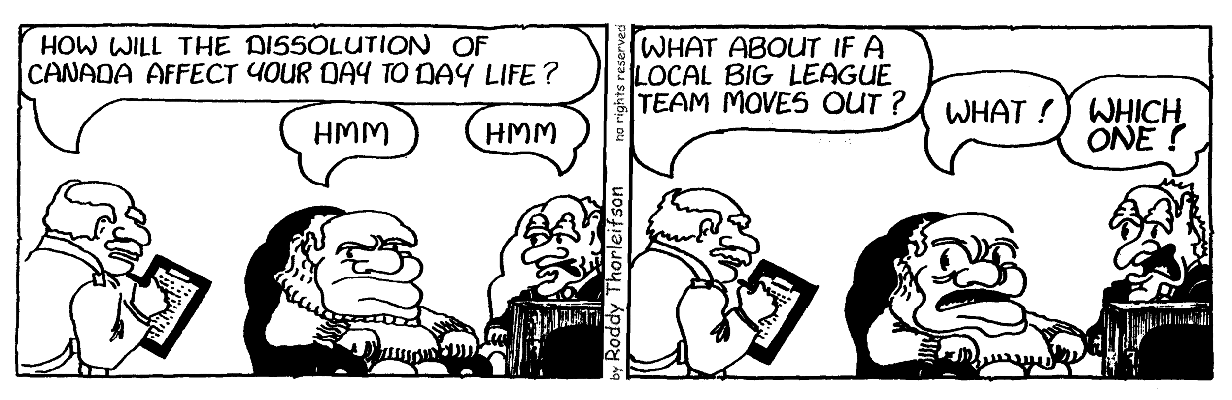 free cartoon separatism Quebec Canada Canadian sports