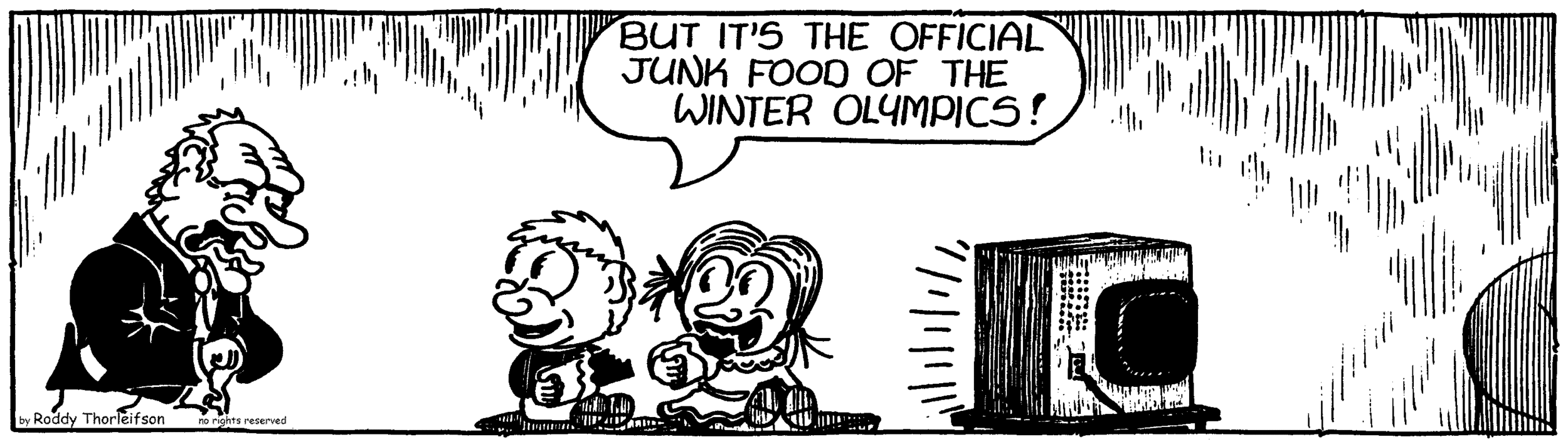 free cartoon sports winter olympics and junk food
