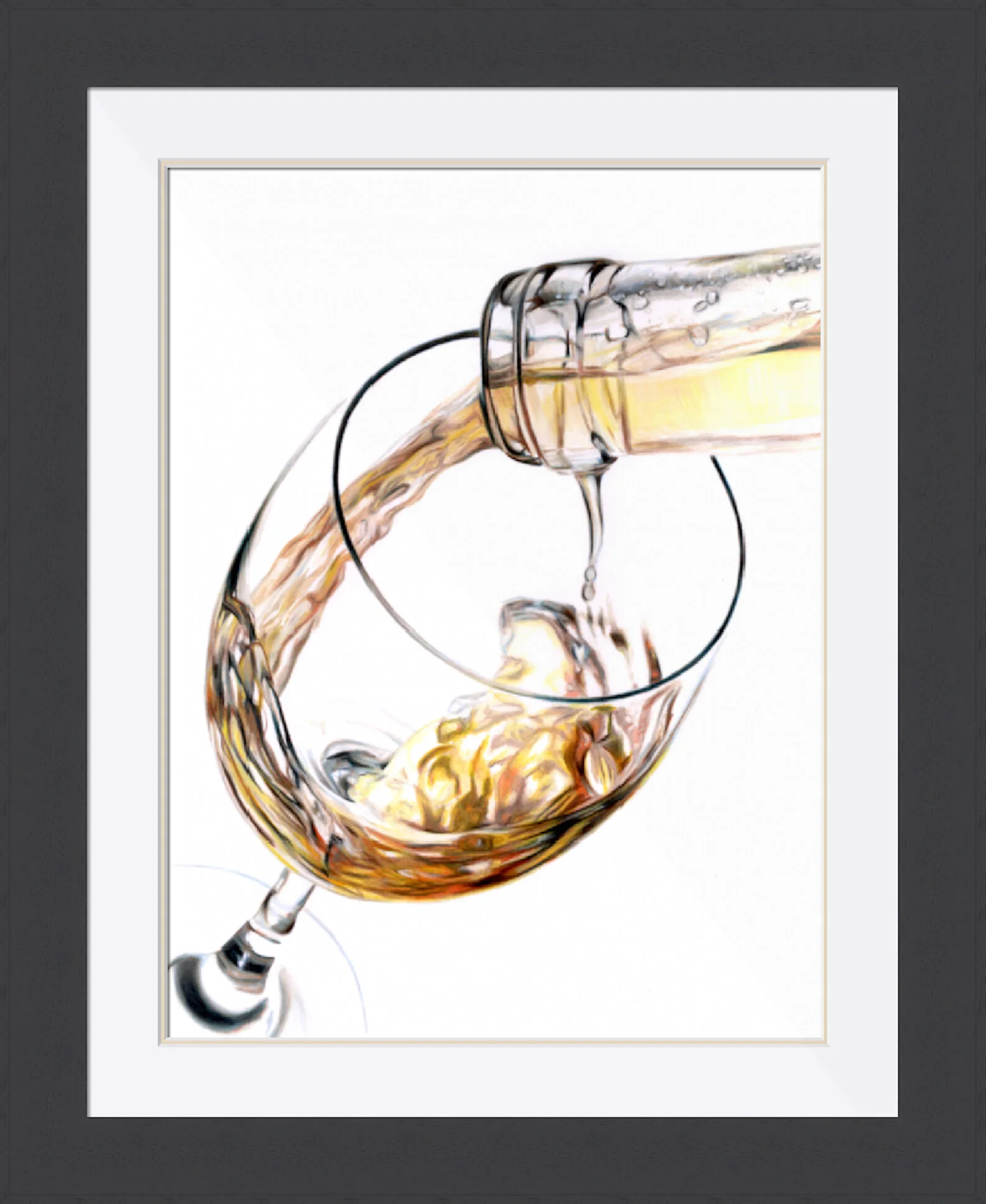 White Wine Pour Alt Framed.jpeg