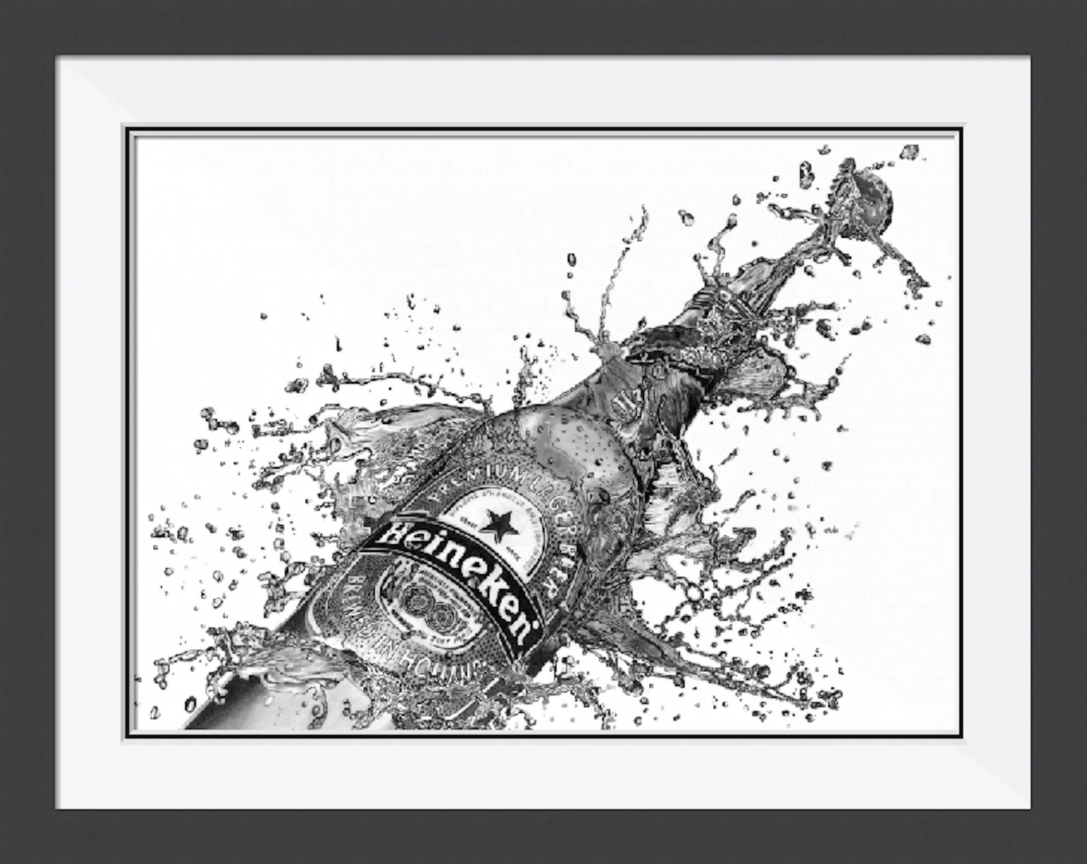 Heineken Splash Framed.jpeg