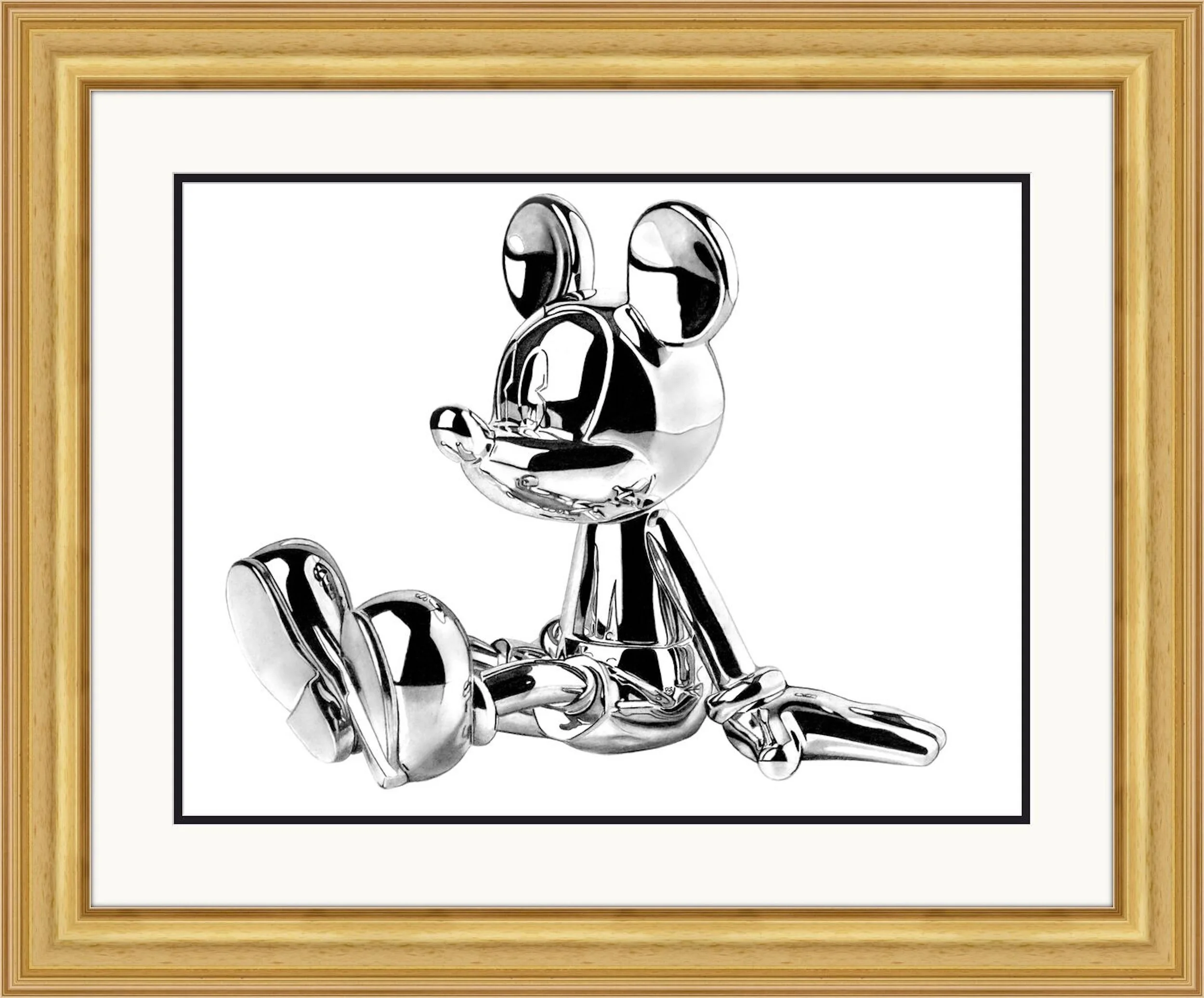 Mickey Sitting Gold Frame.jpeg