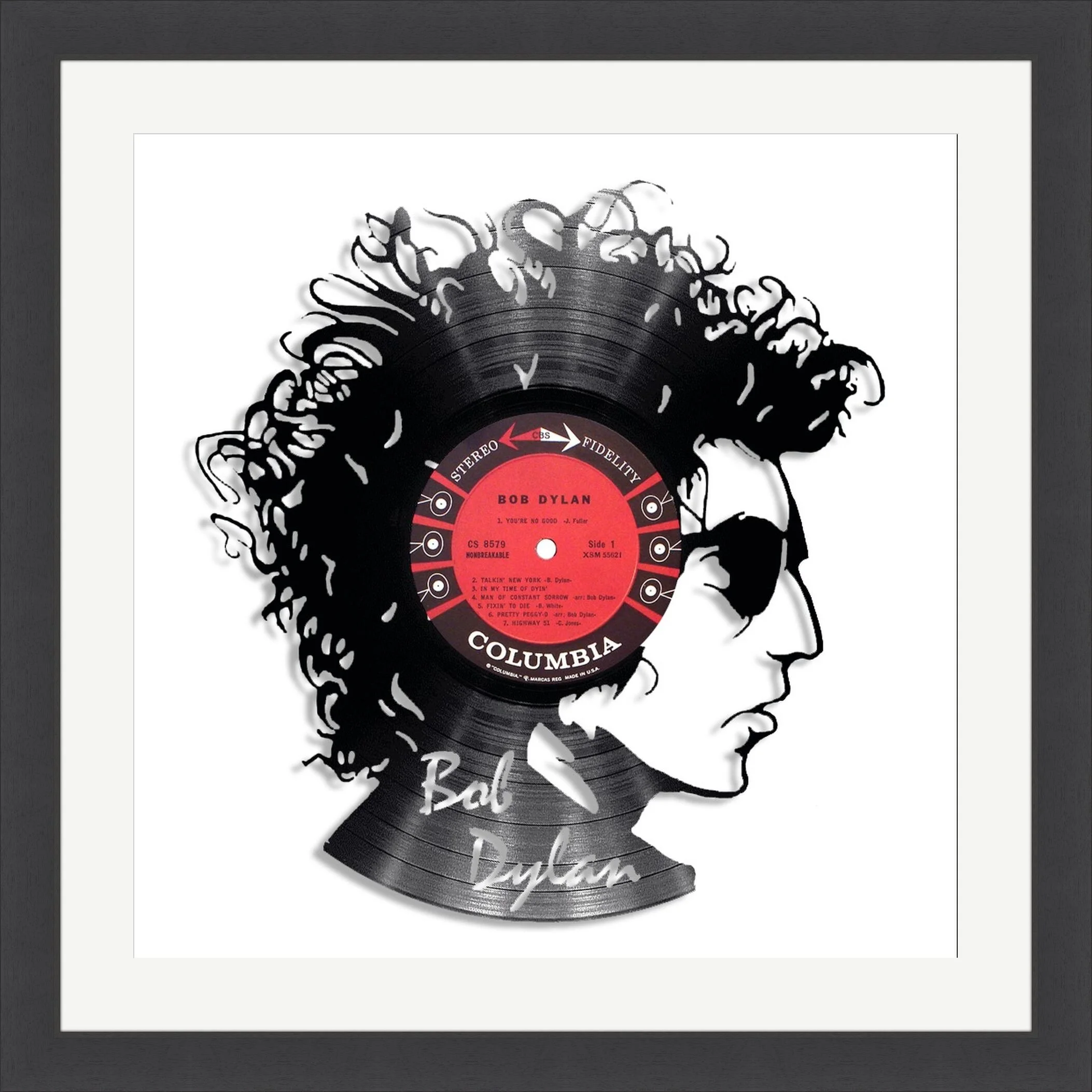 Bob Dylan Album Art for sales Framed.jpeg