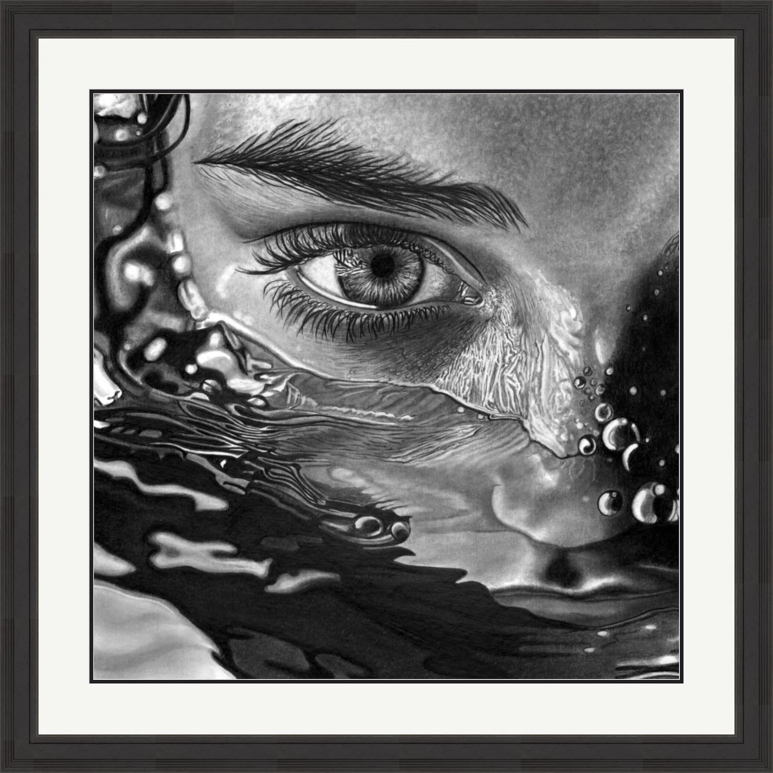 Submerged 2025 c 28cm x 28cm Framed.jpeg