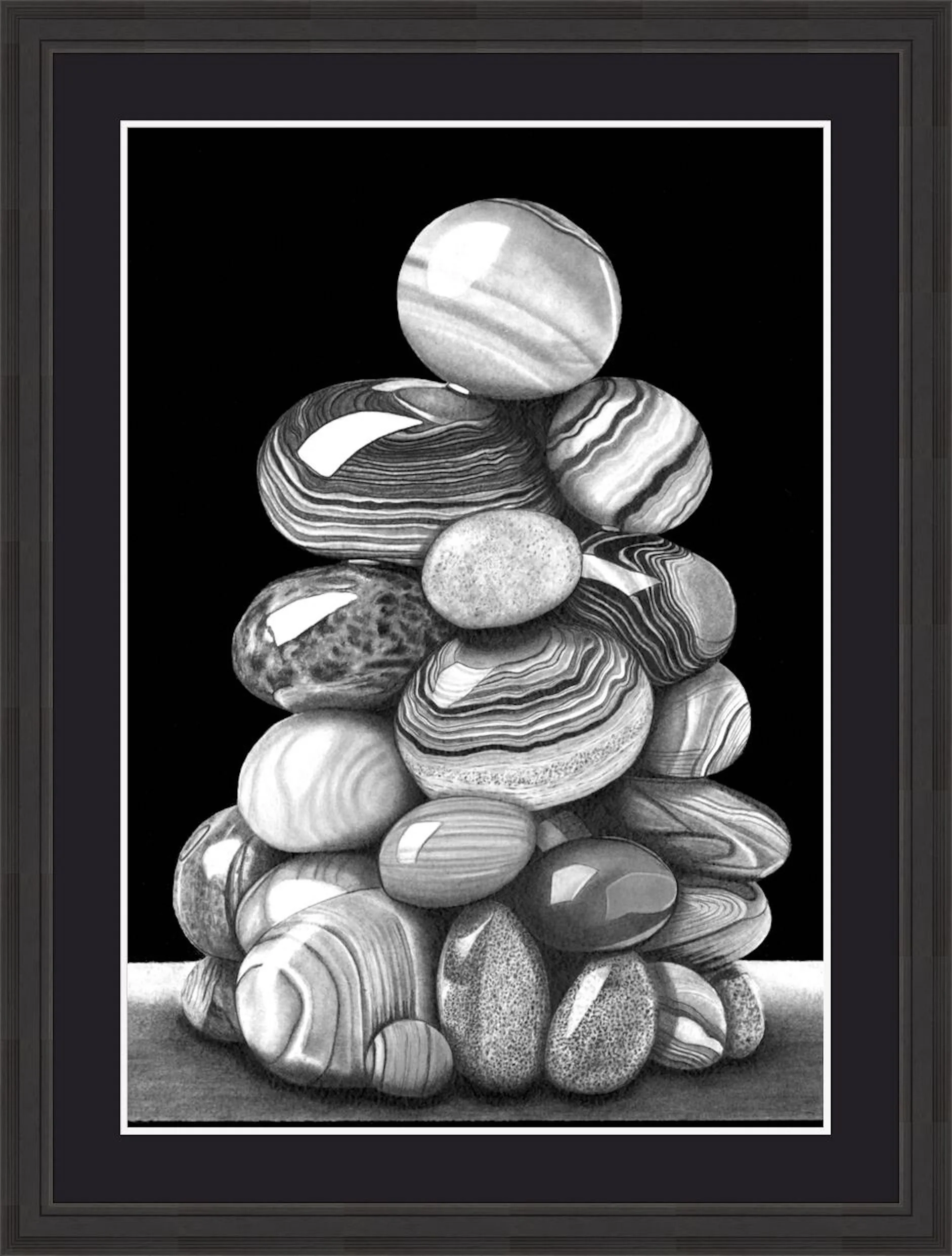 Pile of Pebbles Framed.jpeg