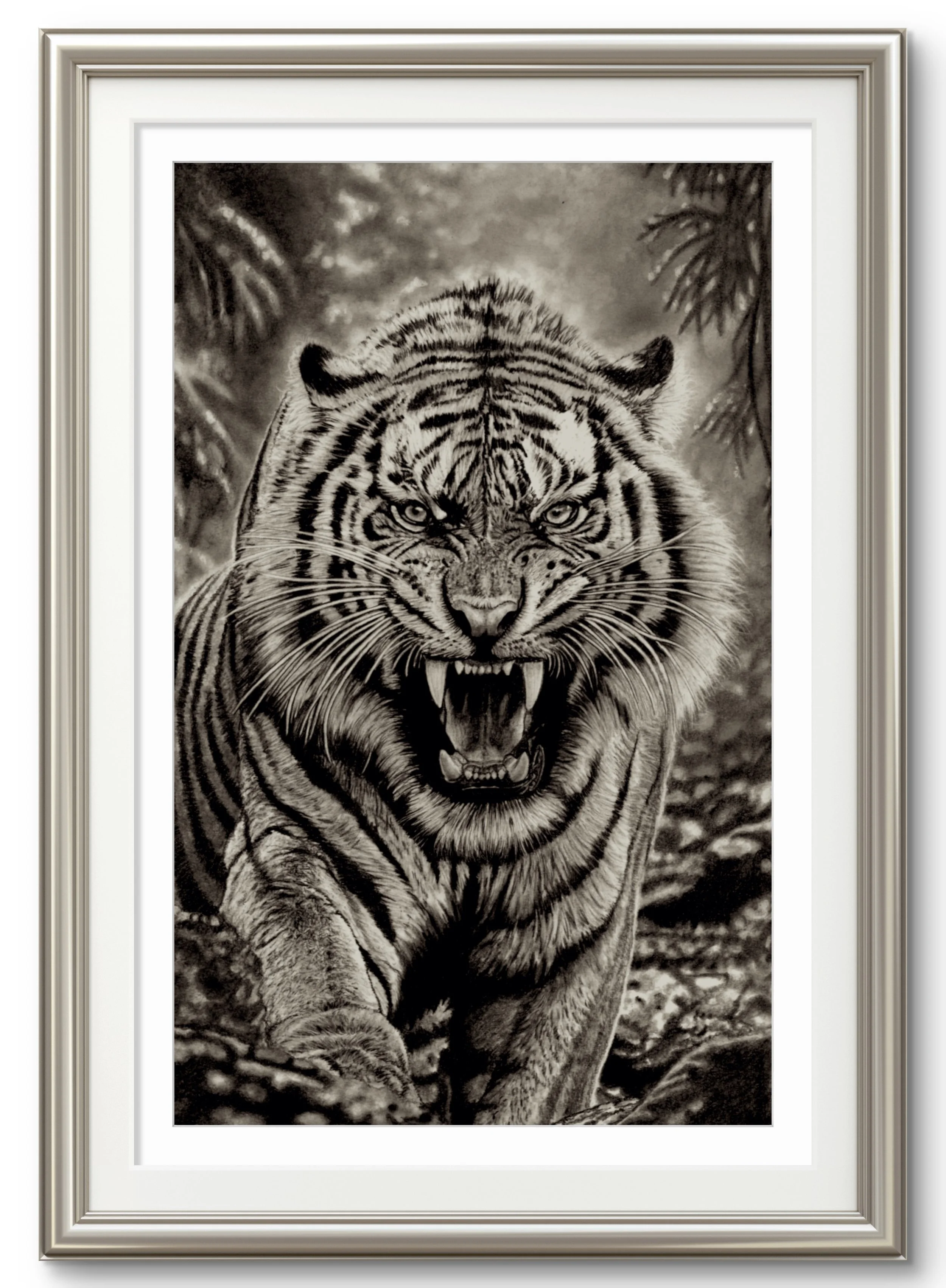 Jungle Tiger Silver Frame.jpeg