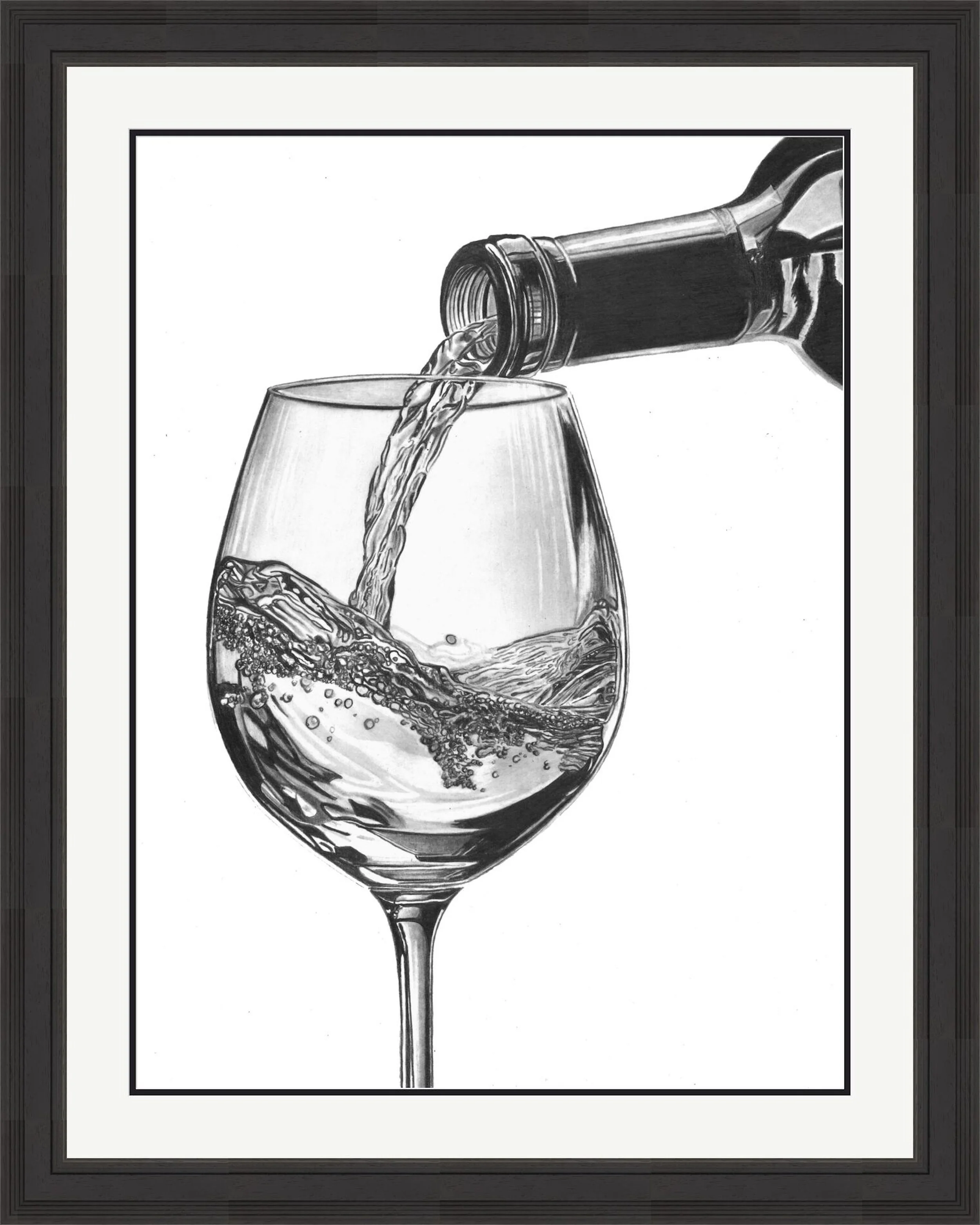 White Wine Pour 2025 28cm x 35cm Framed.jpeg