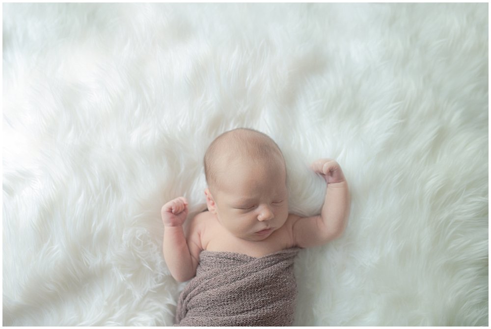 indoor lifestyle newborn photography Franklin Pennsylvania