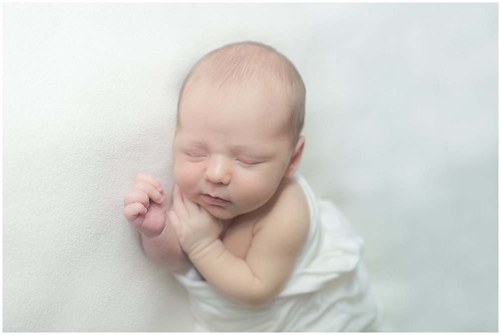 indoor lifestyle newborn photography Franklin Pennsylvania