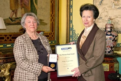 RABDF Princess Royal Award made to Mary Mead