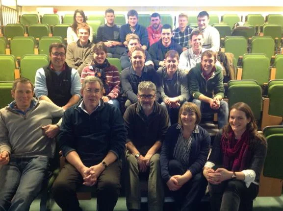17 students completed the course in North Wales which was held at Llysfasi and Glynllifon Colleges.