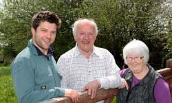 Tomos, Glyn and Myrtle Davies