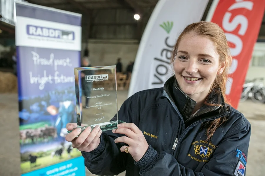 Ellen Smith, veterinary award winner from RDSVS, Edinburgh
