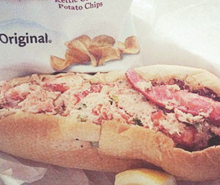 LOBSTER ROLL IN MENEMSHA