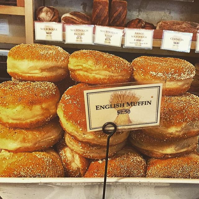 Local celebrity. #napavalley #modelbakery #famous #englishmuffin #enjoynapa #breakfast #concierge #letusdothework