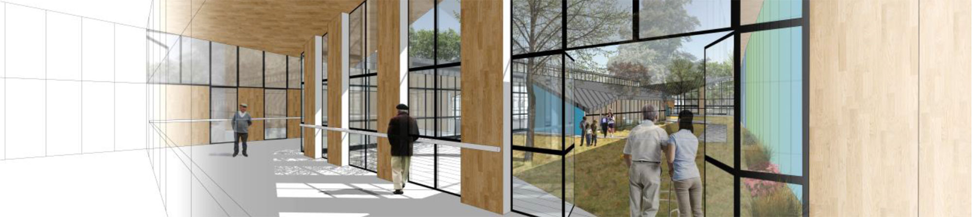 Fig. 01: vista patio interior desde acceso.