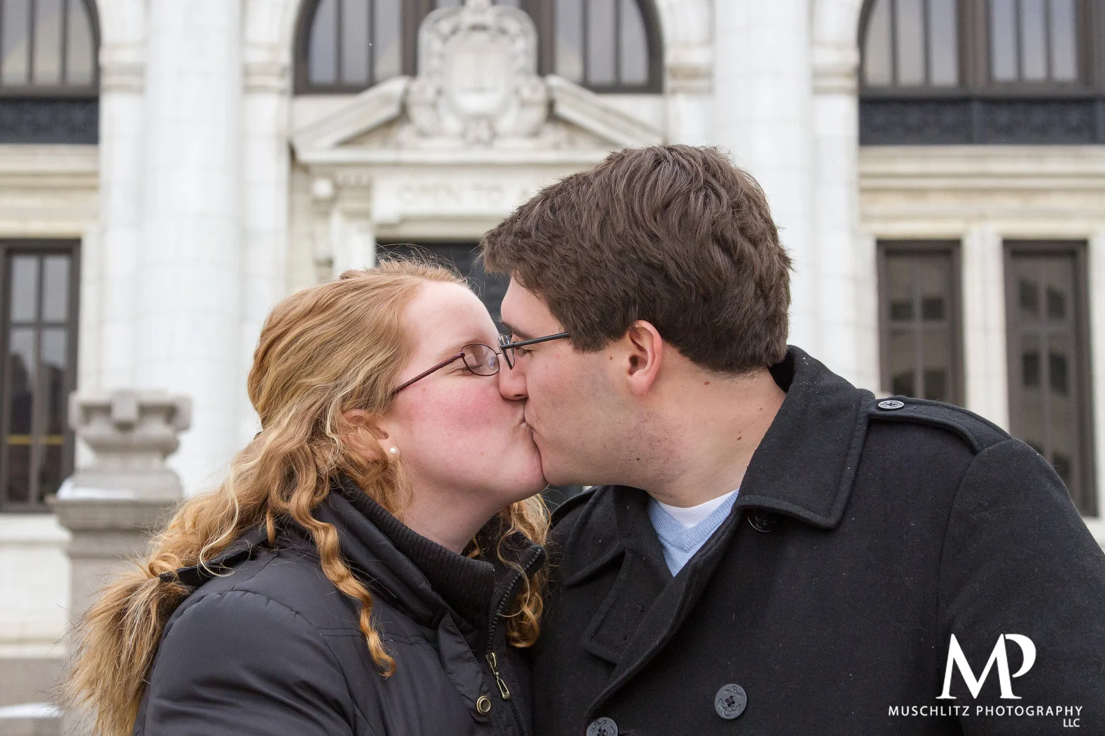 Teresa & Brian's Book Lover Inspired Engagement Session, Columbus Metropolitan Library, Columbus, Ohio