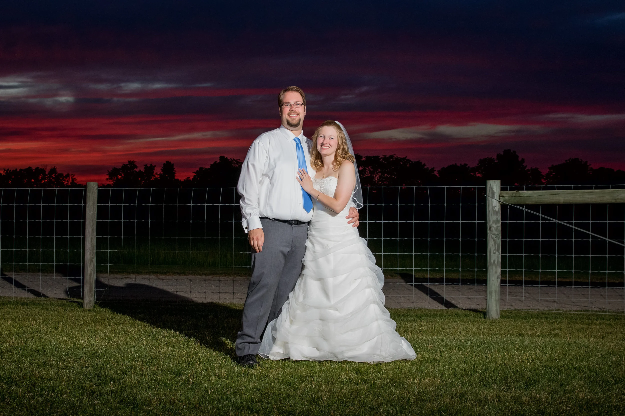 Rebecca & Chris Summer Farm Wedding: Leeds Farm, Ostrander, Ohio