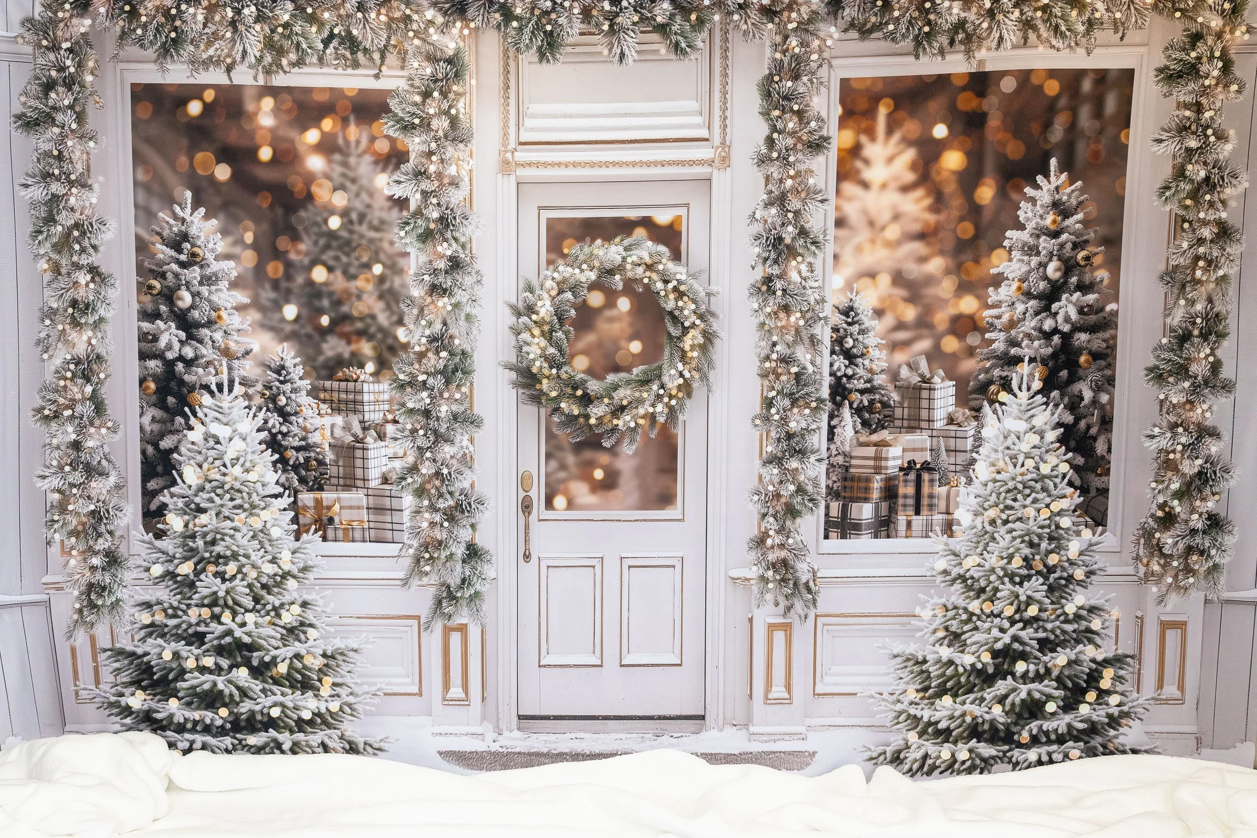Winter Storefront Backdrop-2026 Holiday Mini Sessions Columbus, Ohio