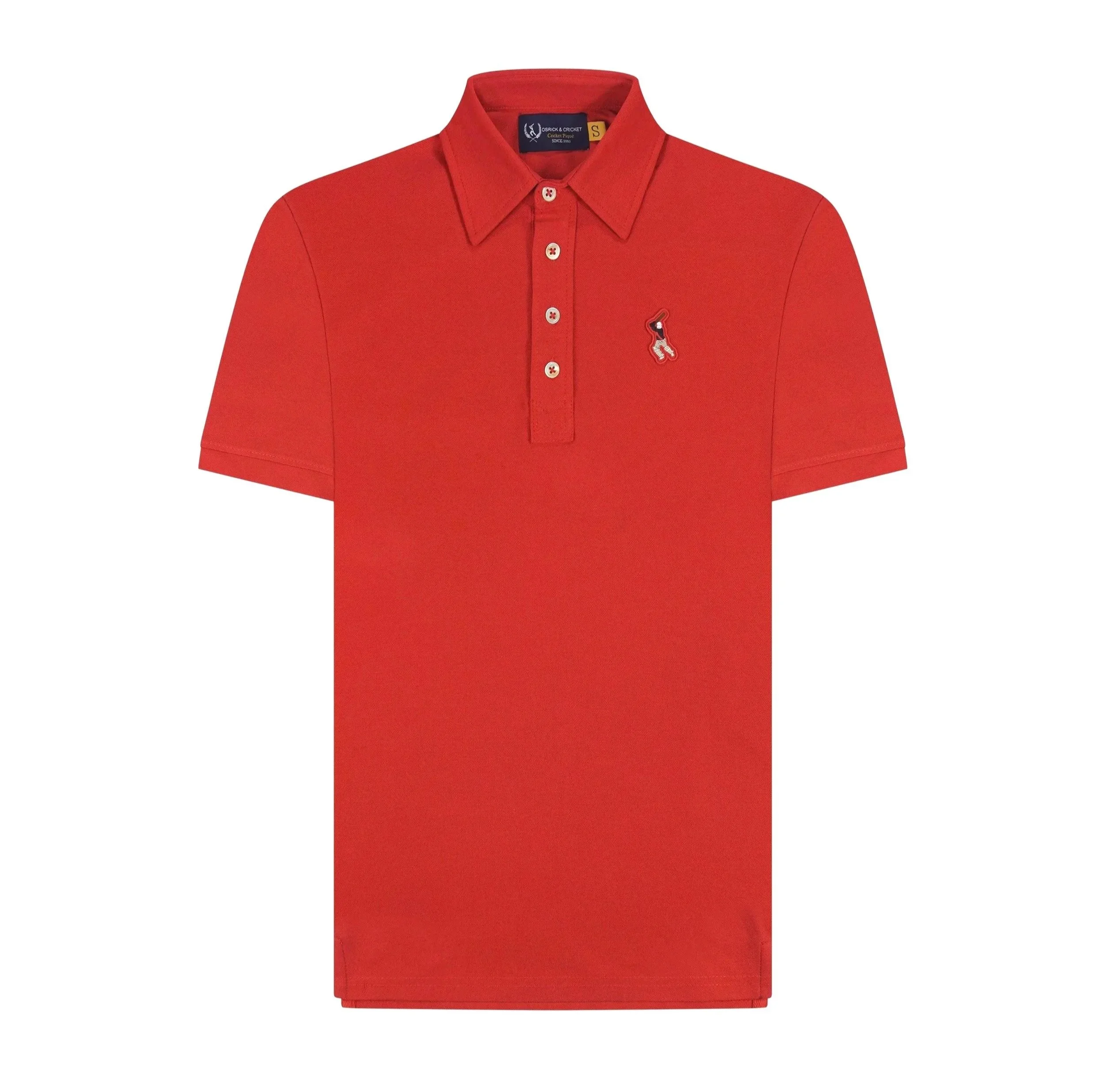 Cricket Piqué (Red)