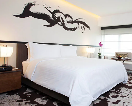 Nobu Hotel in Manila, abstract painting