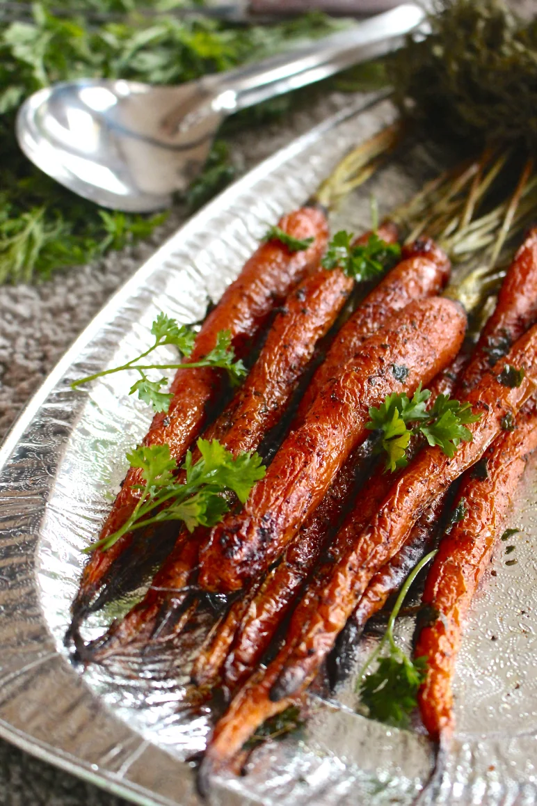 Easy Herb Roasted Carrots