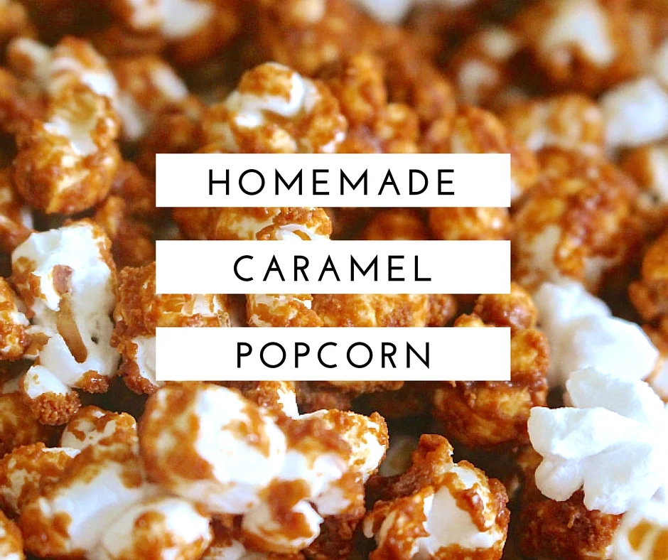 Homemade Caramel Popcorn