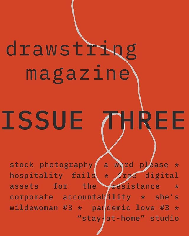 New issue of @drawstringmagazine came out today. We worked hard on this and I&rsquo;m proud of everyone involved. *** I&rsquo;ve contributed some research and tools for corporate accountability and &ldquo;voting with your dollar&rdquo;. Read and shar