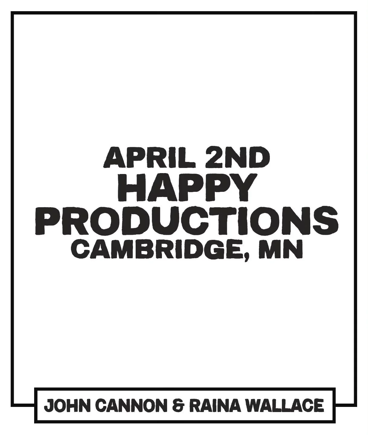 TONIGHT!
A very special acoustic @john_cannon_music_ and @rainalawlesswallace show at @happyproductionsstudios, tickets still available!