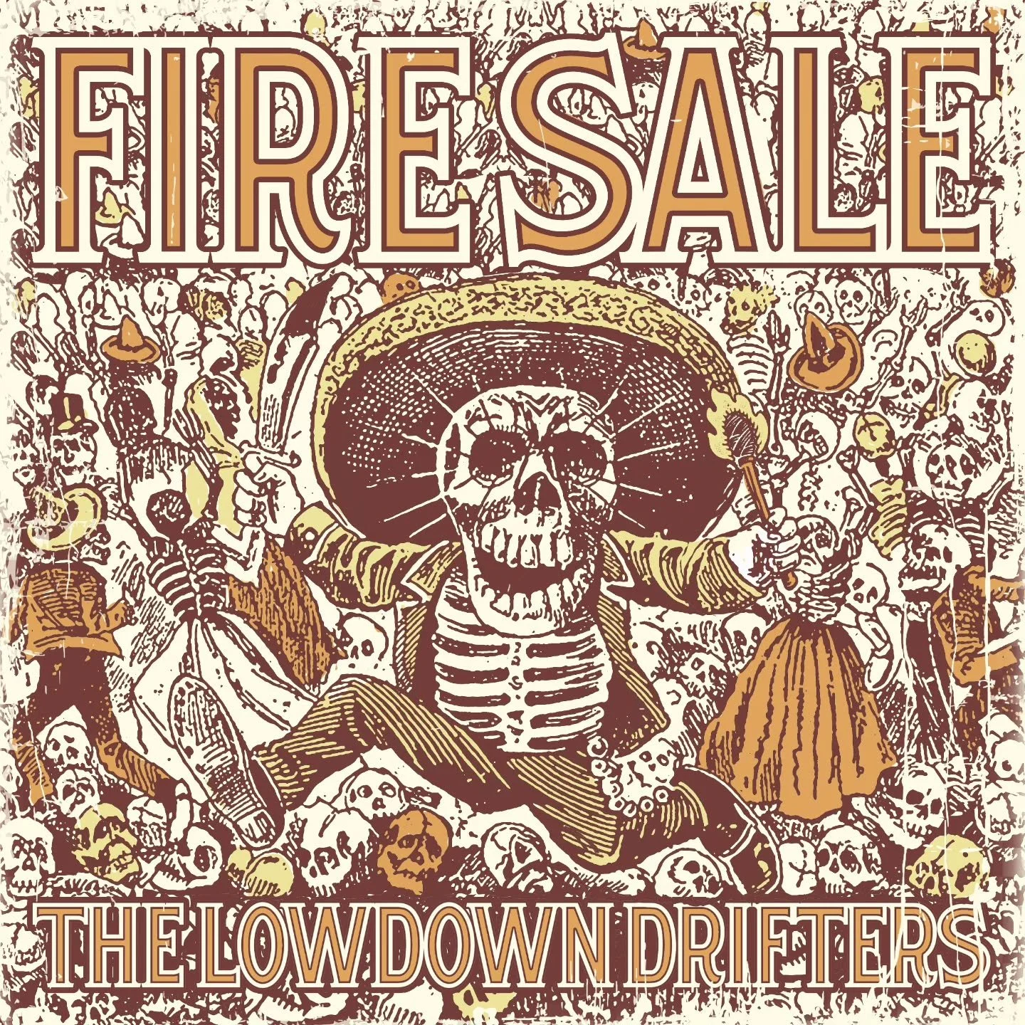 The Pre-Sale for our new album, Fire Sale,  is LIVE now!
Head over to thelowdowndrifters.com or the link in our bio to pre order the album, get some new merch, or even book that backyard show you have always wanted!

Design: @goldtownemusic