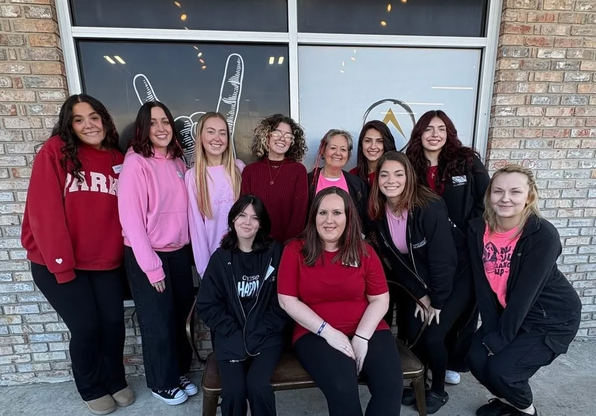 Happy Galentine&rsquo;s Eve from beautiful Summit 
Salon Academy classes #116 and FT#15