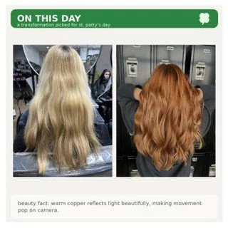 on this day 🍀
copper did its thing 
SSA STUDENT: @strands.by.sav