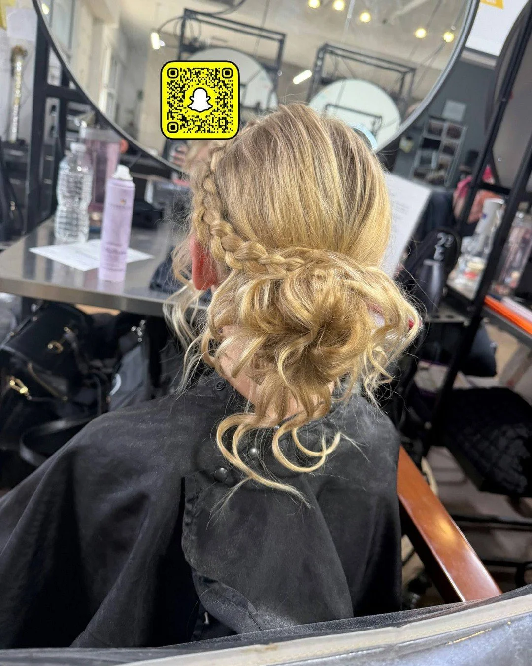Getting an updo for daddy daughter dance...she loved it!!!
Student: Caylee C.