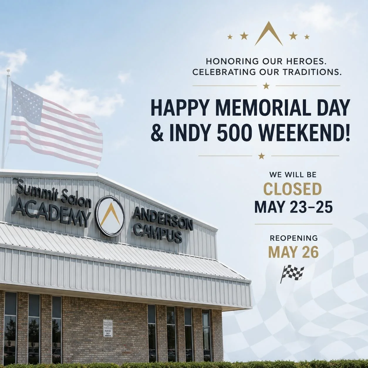 Enjoy the long weekend, Anderson 🇺🇸🏁
We&rsquo;ll see you back on May 26 ✨