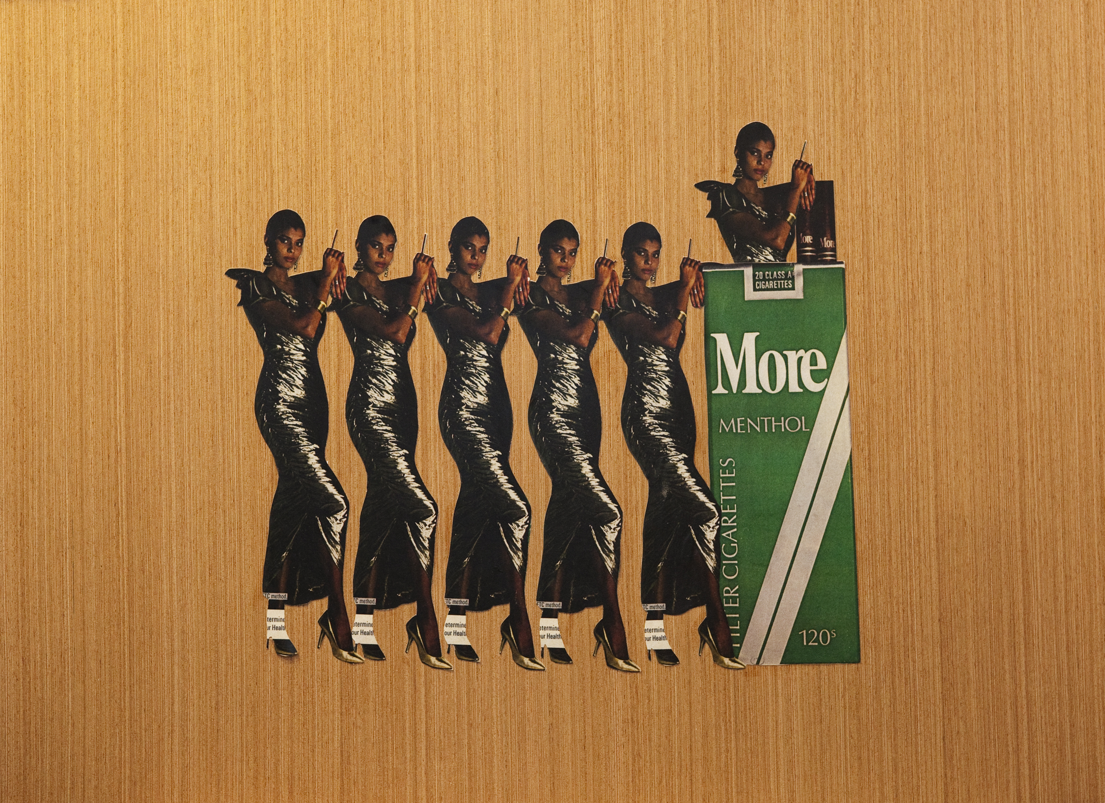 Smoke Up, Nigga #2 2013 24 x 19 Mix media collage on board