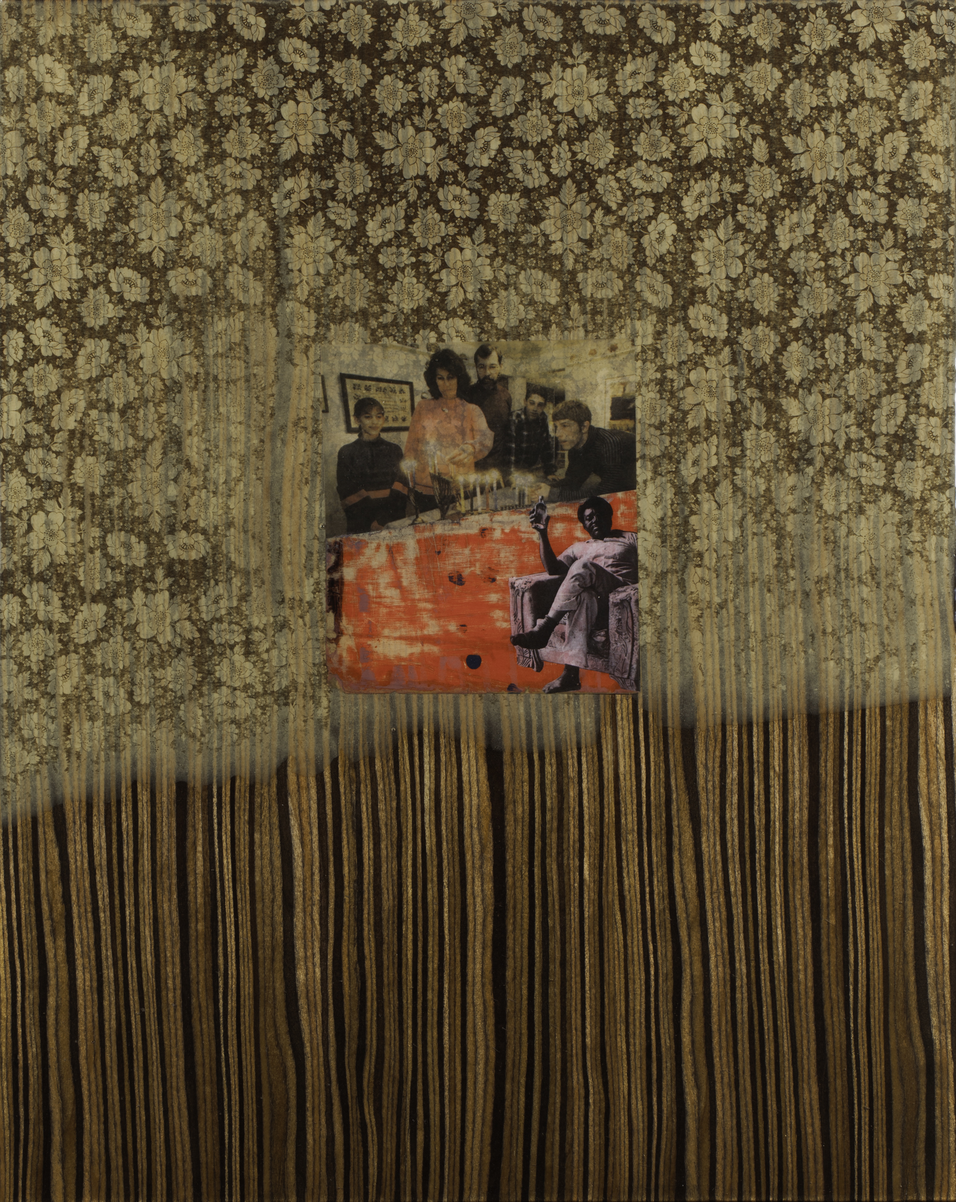 Bigger Thomas 2013 24 x 19 Mixed media collage on board