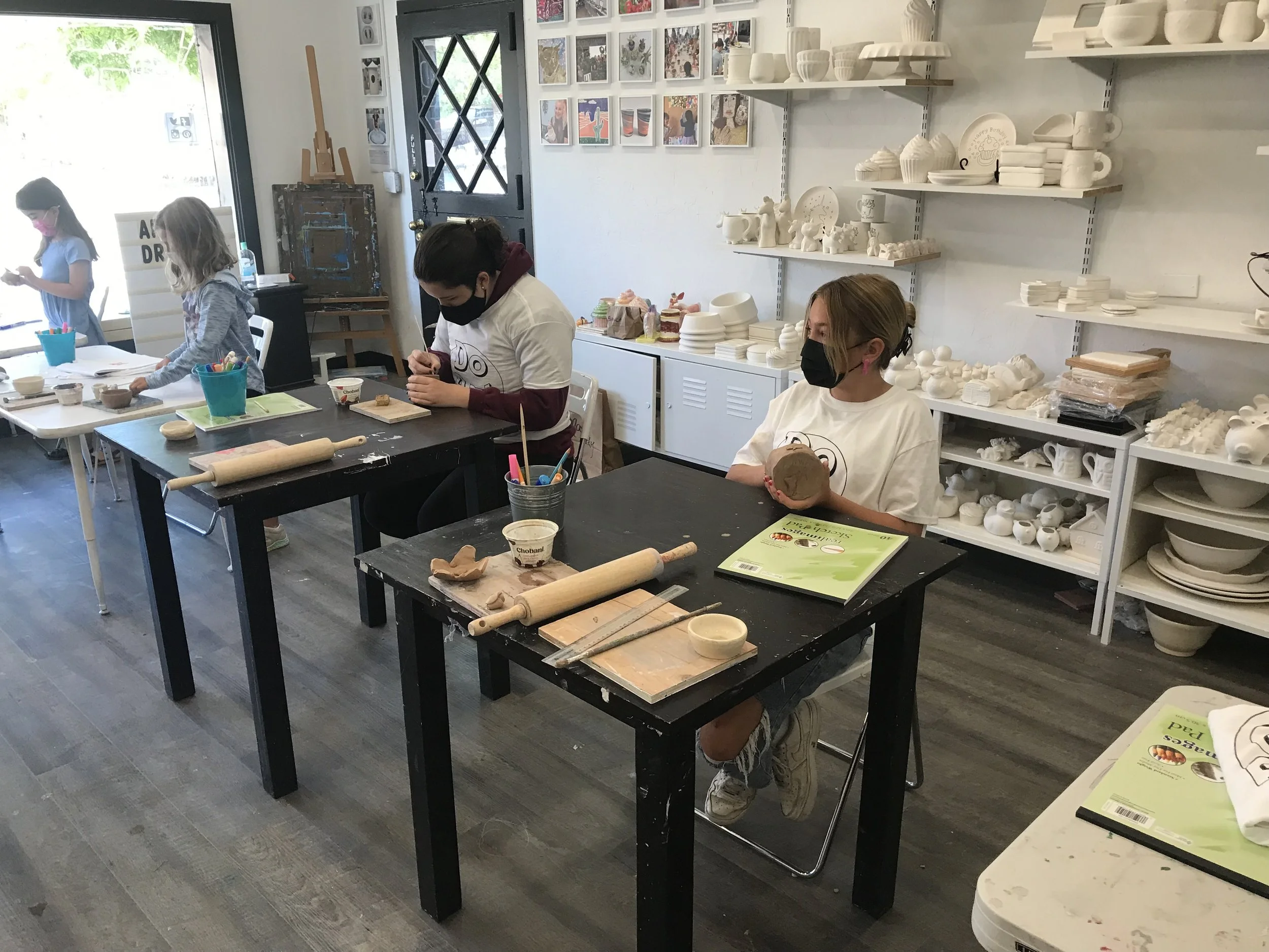 wheel throwing pottery camp