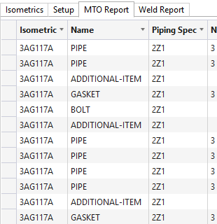 Iso PAckages Create Isometric packages that automatically extract an MTO and Weld report directly from the associated drawing data. 