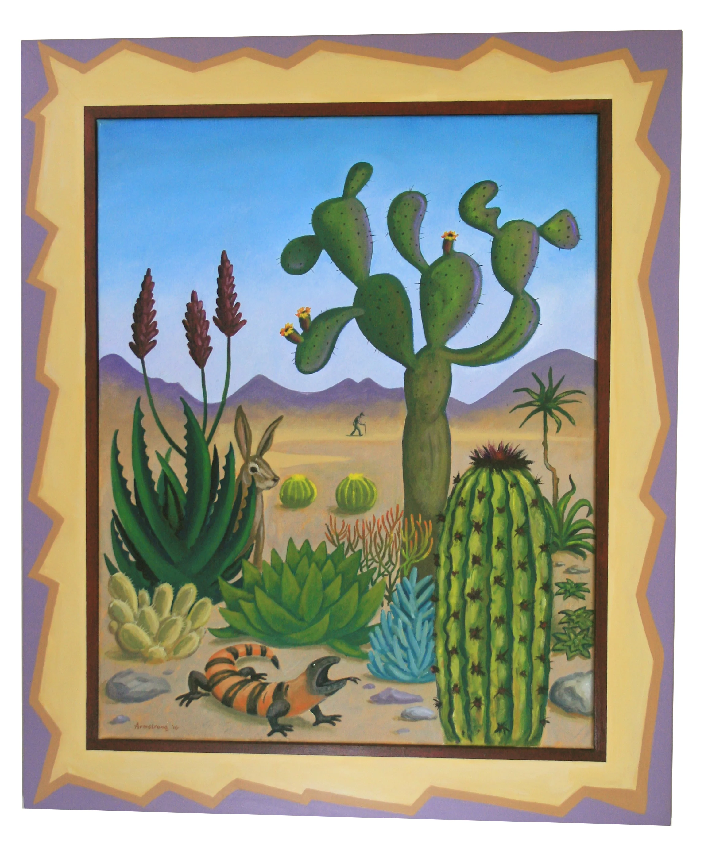 Desert Scene - SOLD