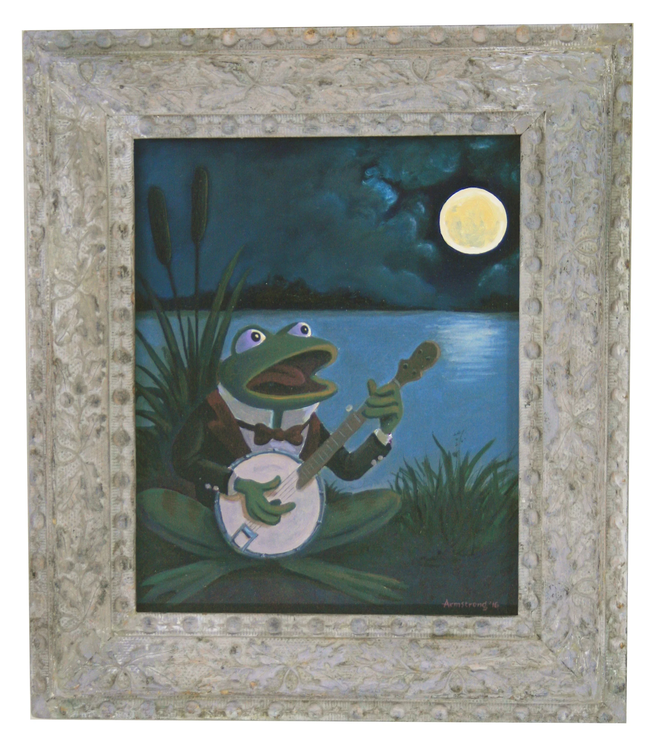 Froggy's Moonlight Serenade - SOLD