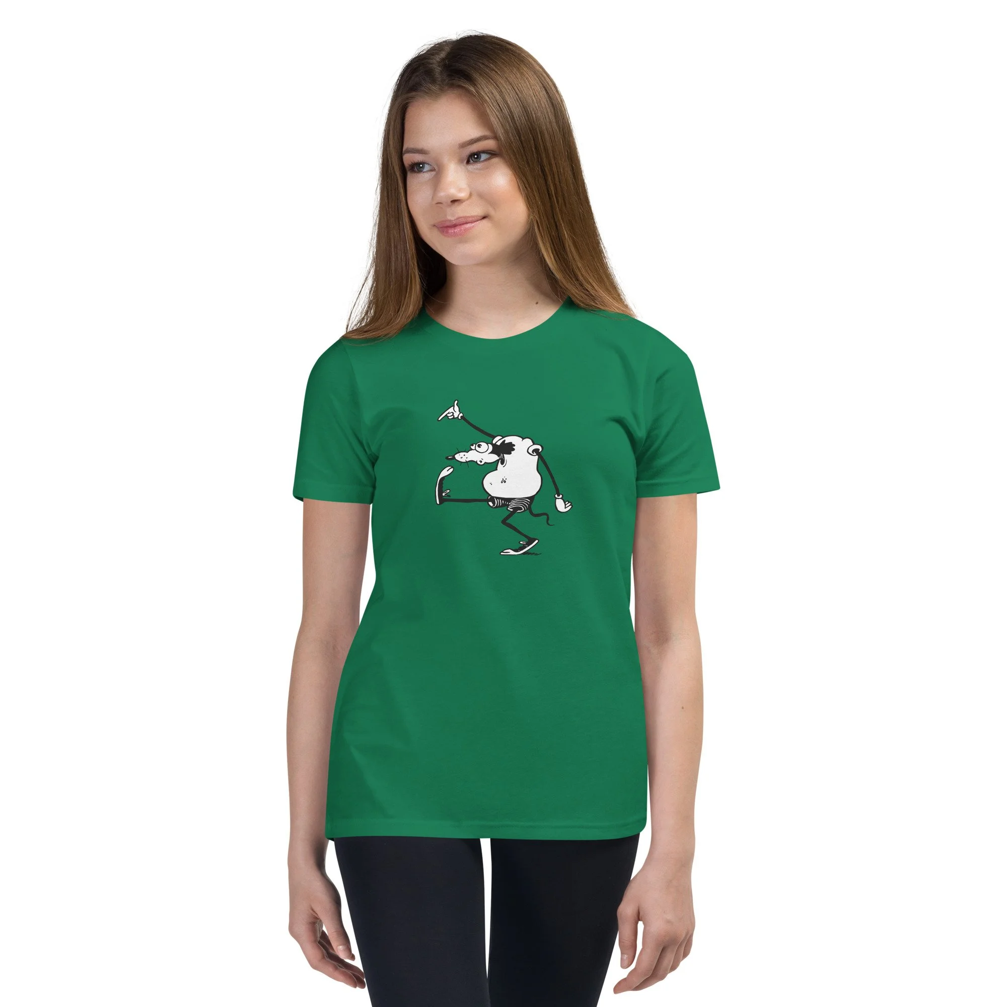 Dancing Rat - Youth Short Sleeve T-Shirt