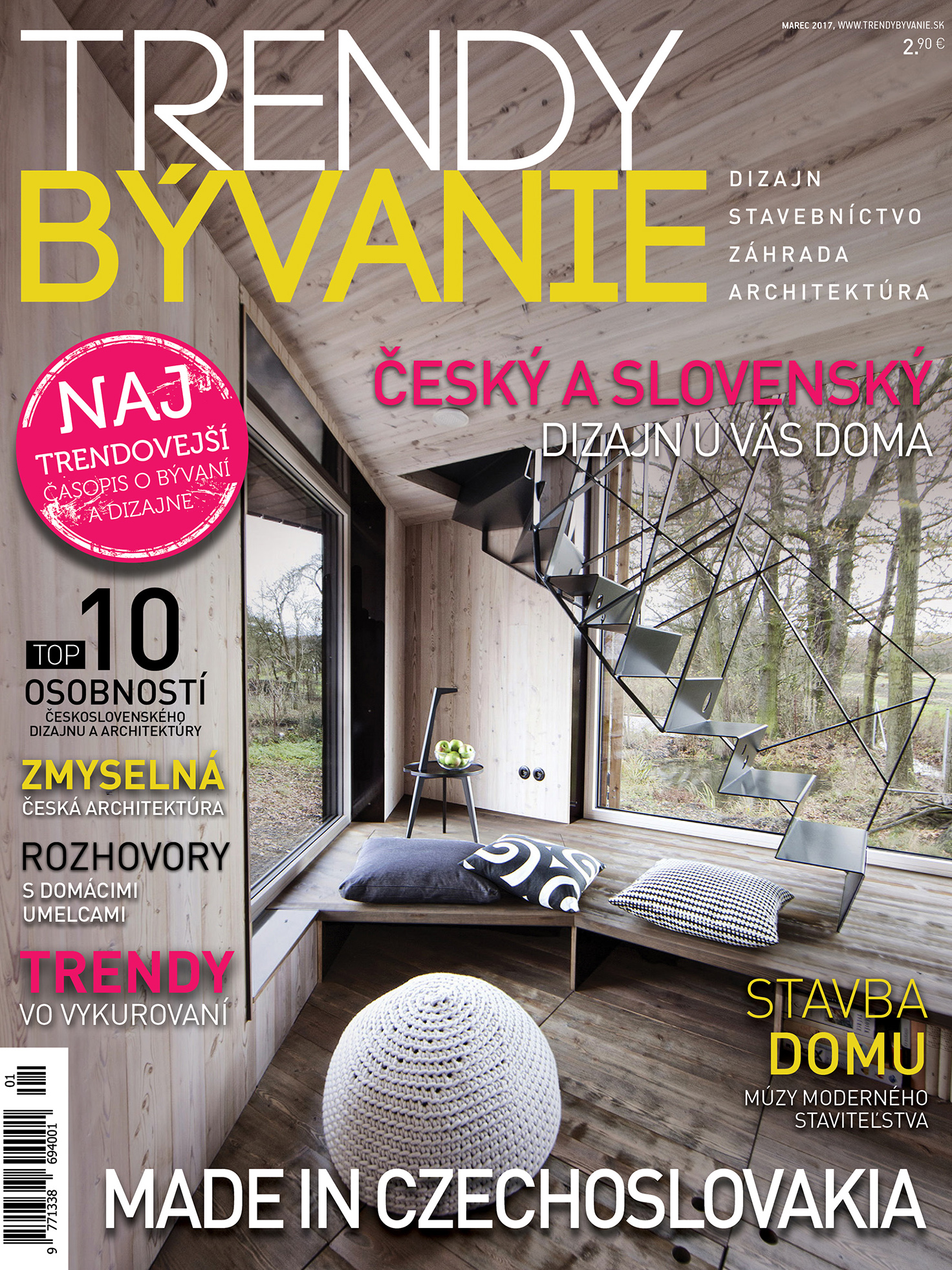 Trendy byvanie - loft hrebenky