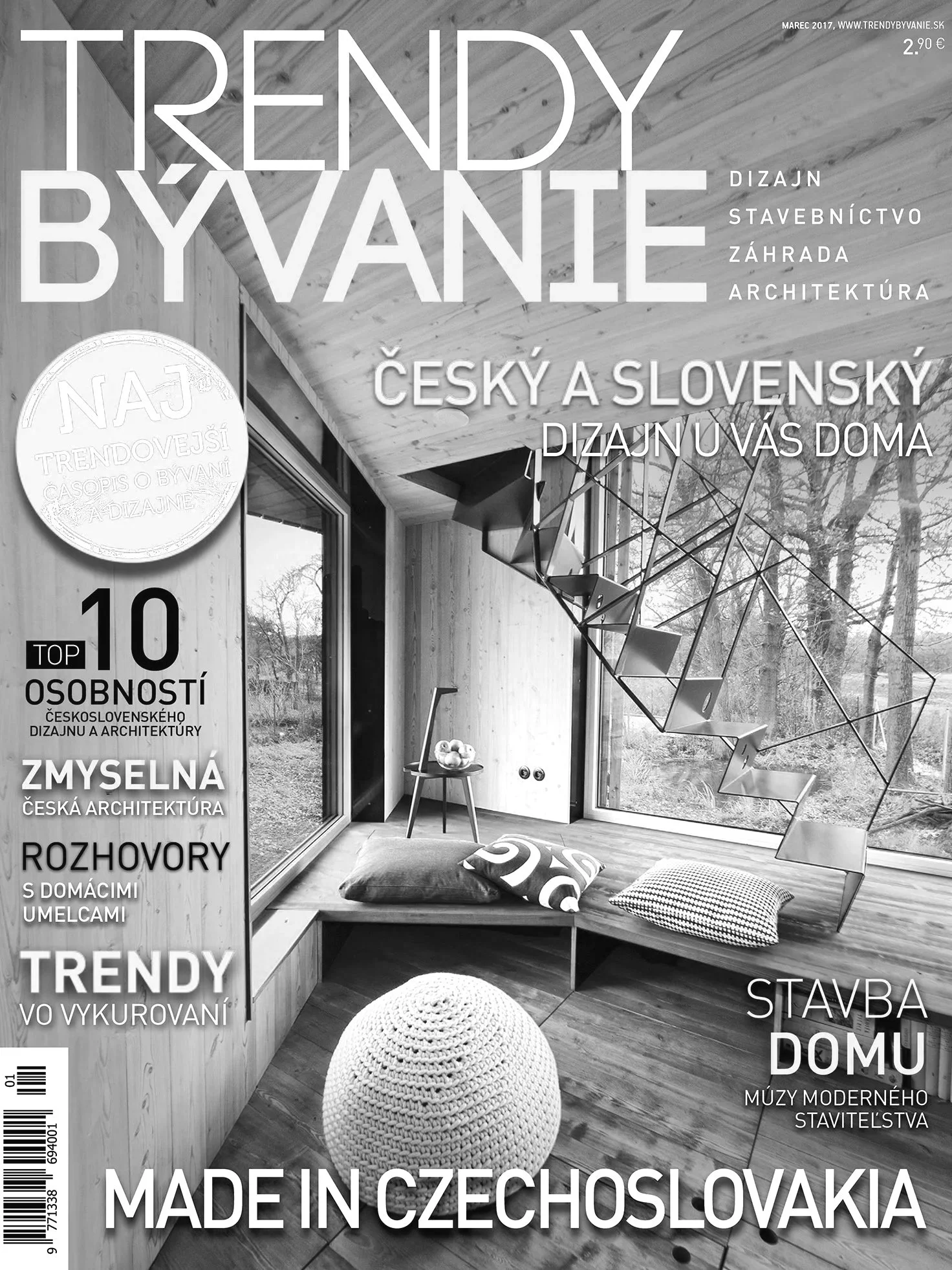 Trendy byvanie - loft hrebenky