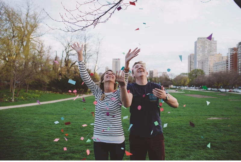 engagement photos chicago