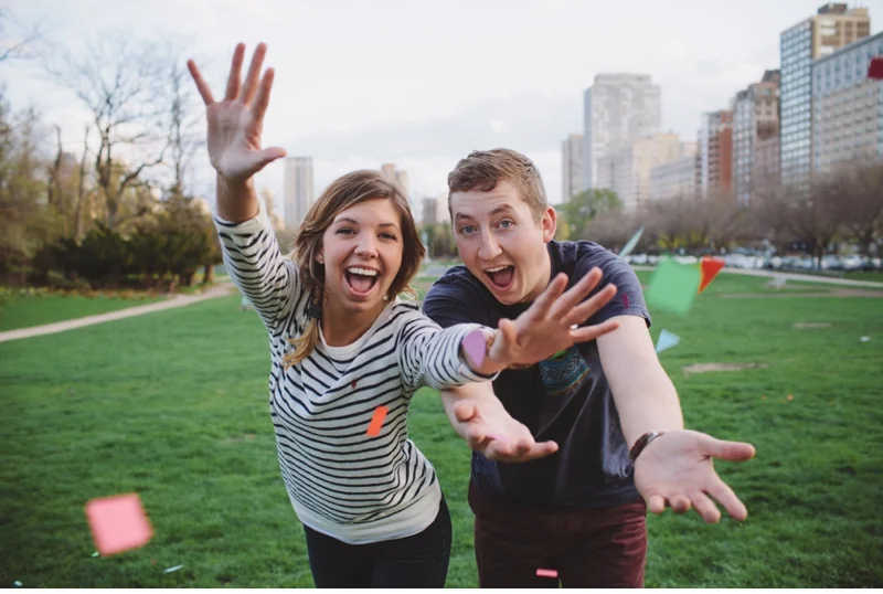 engagement photos chicago