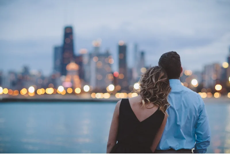 engagement photos chicago