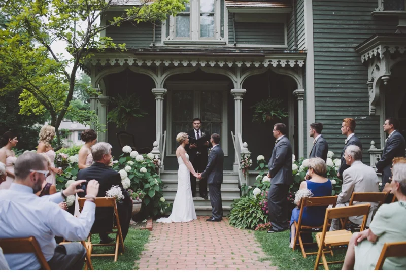 intimate michigan wedding