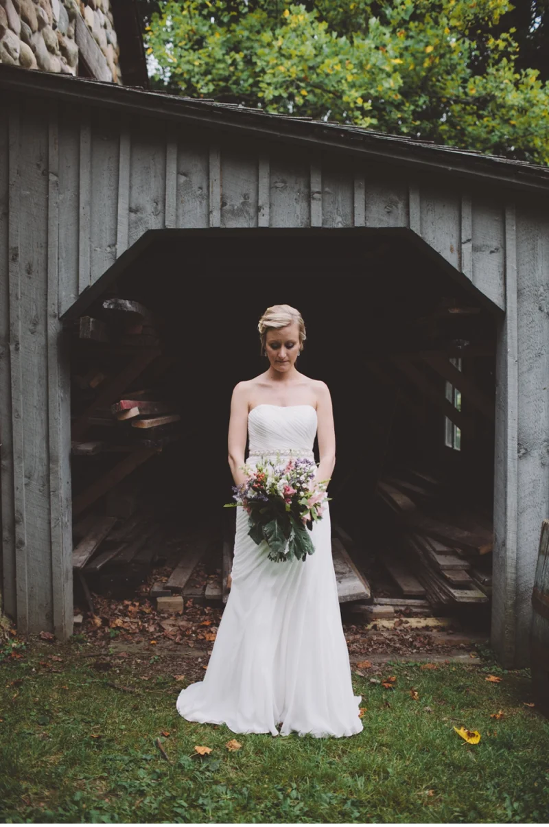 intimate michigan wedding