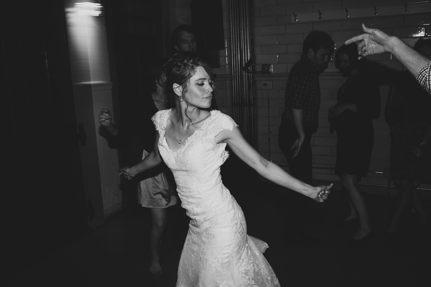reception dancing bride